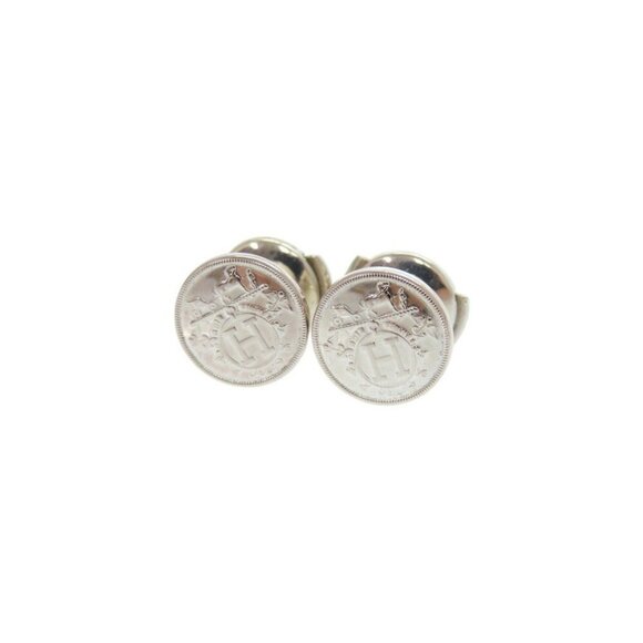 HERMES Silver Earrings - Picture 1 of 5